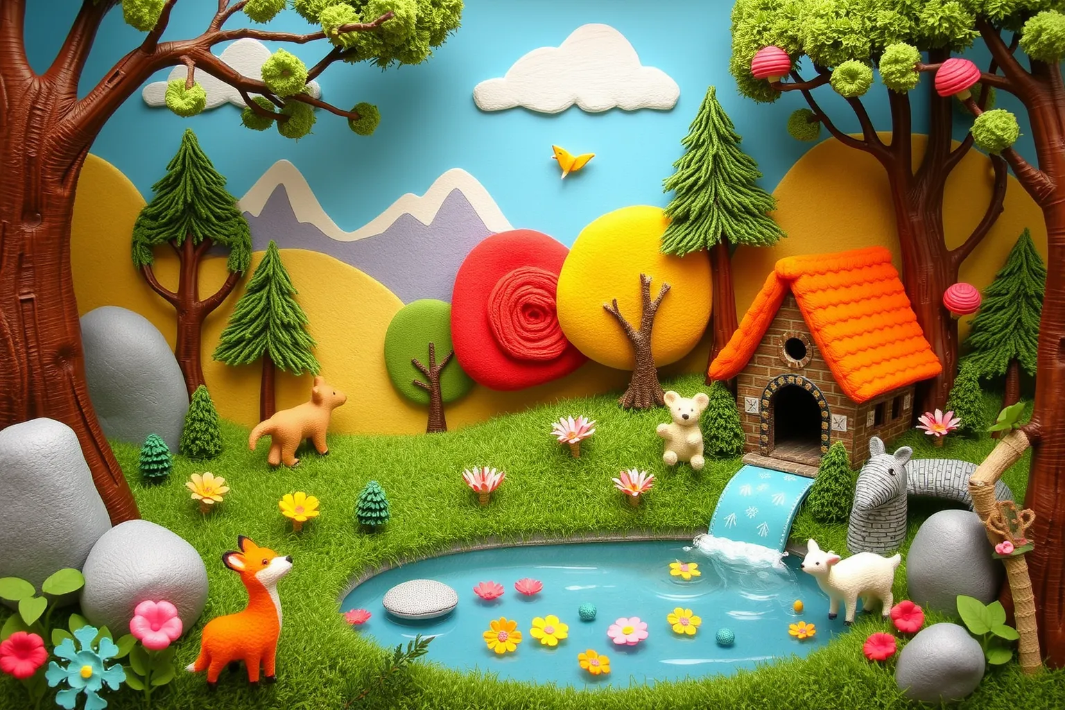 whimsical woodland scenes