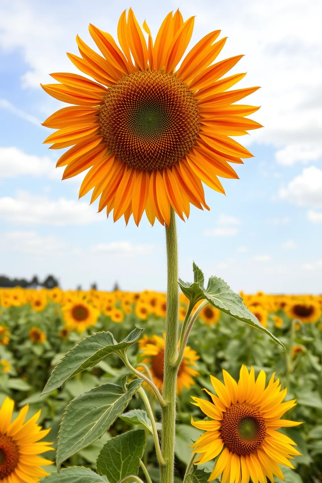 sunflower field background