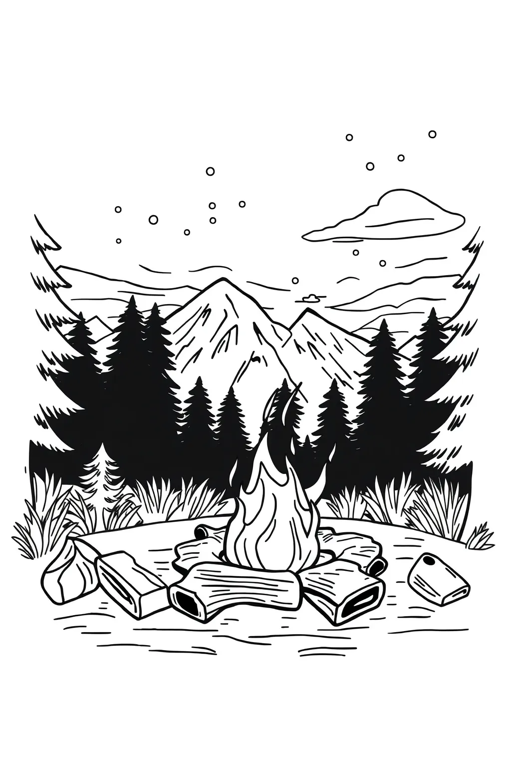campfire scenes