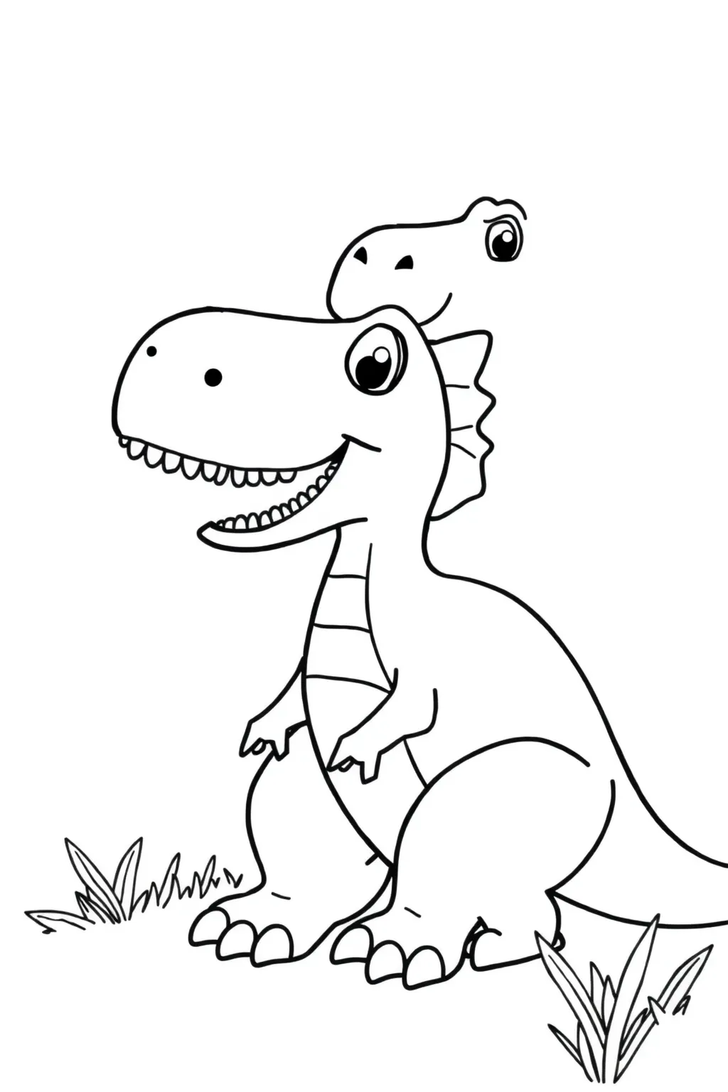 playful dinosaurs