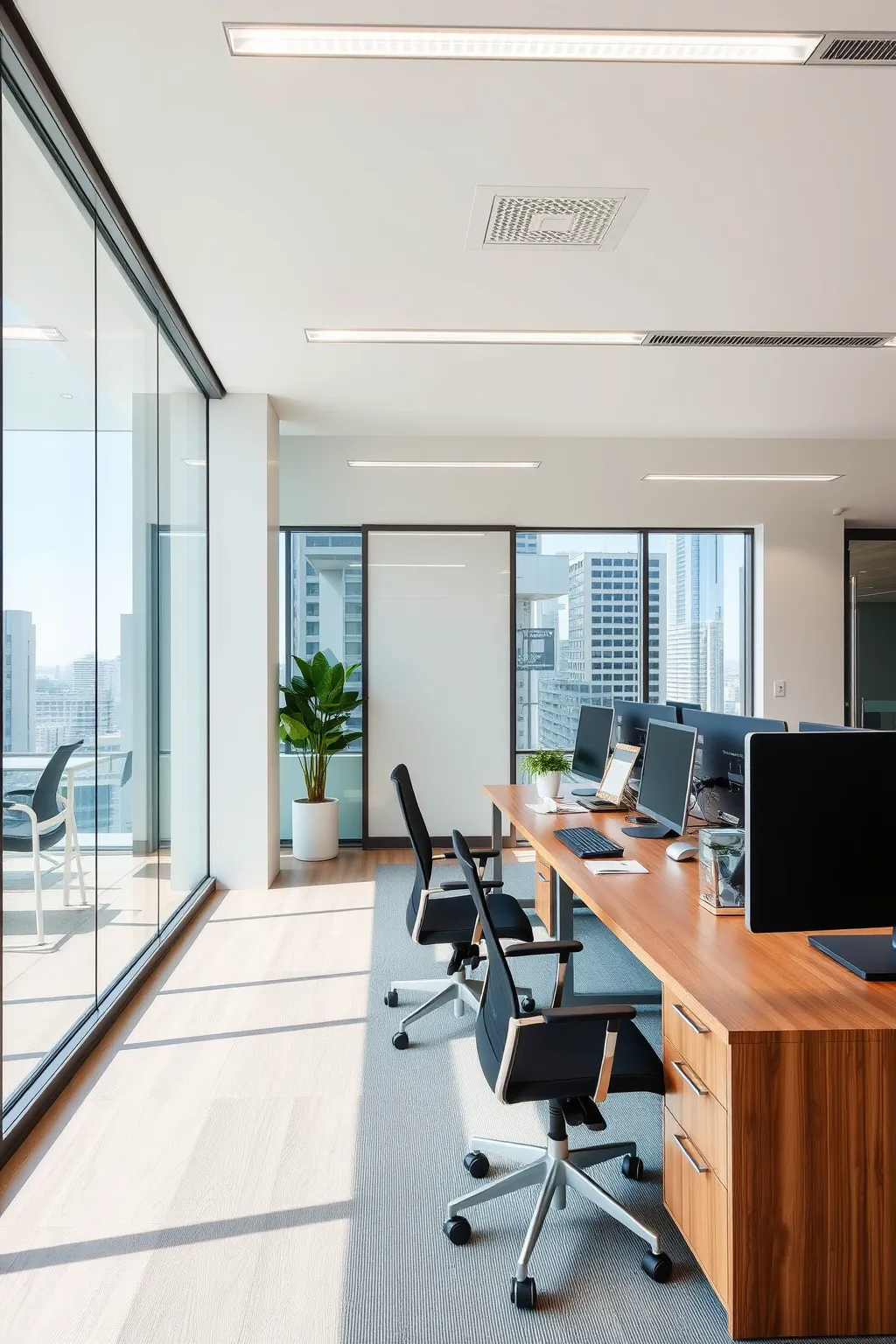 modern office workspace