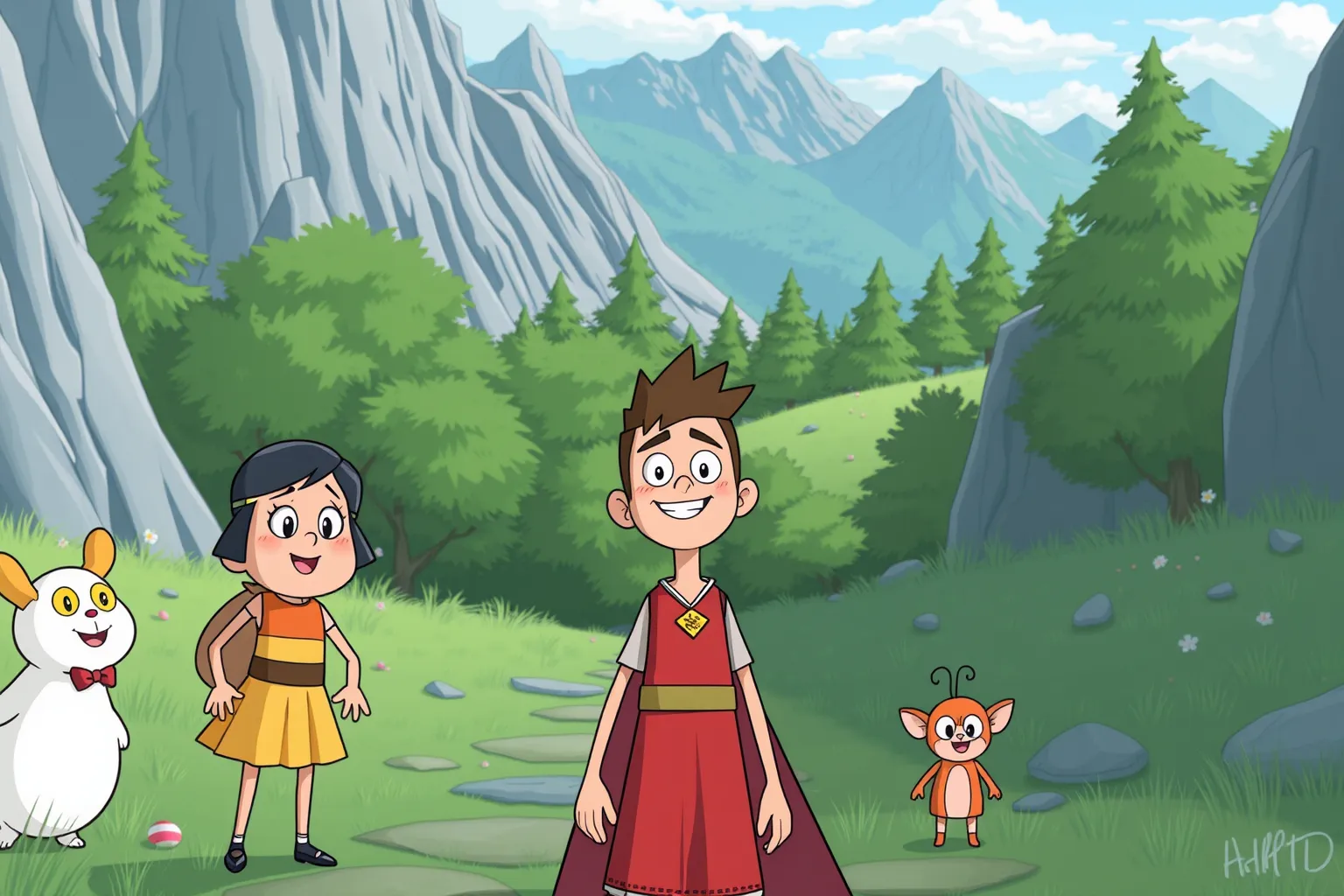 cartoon characters
