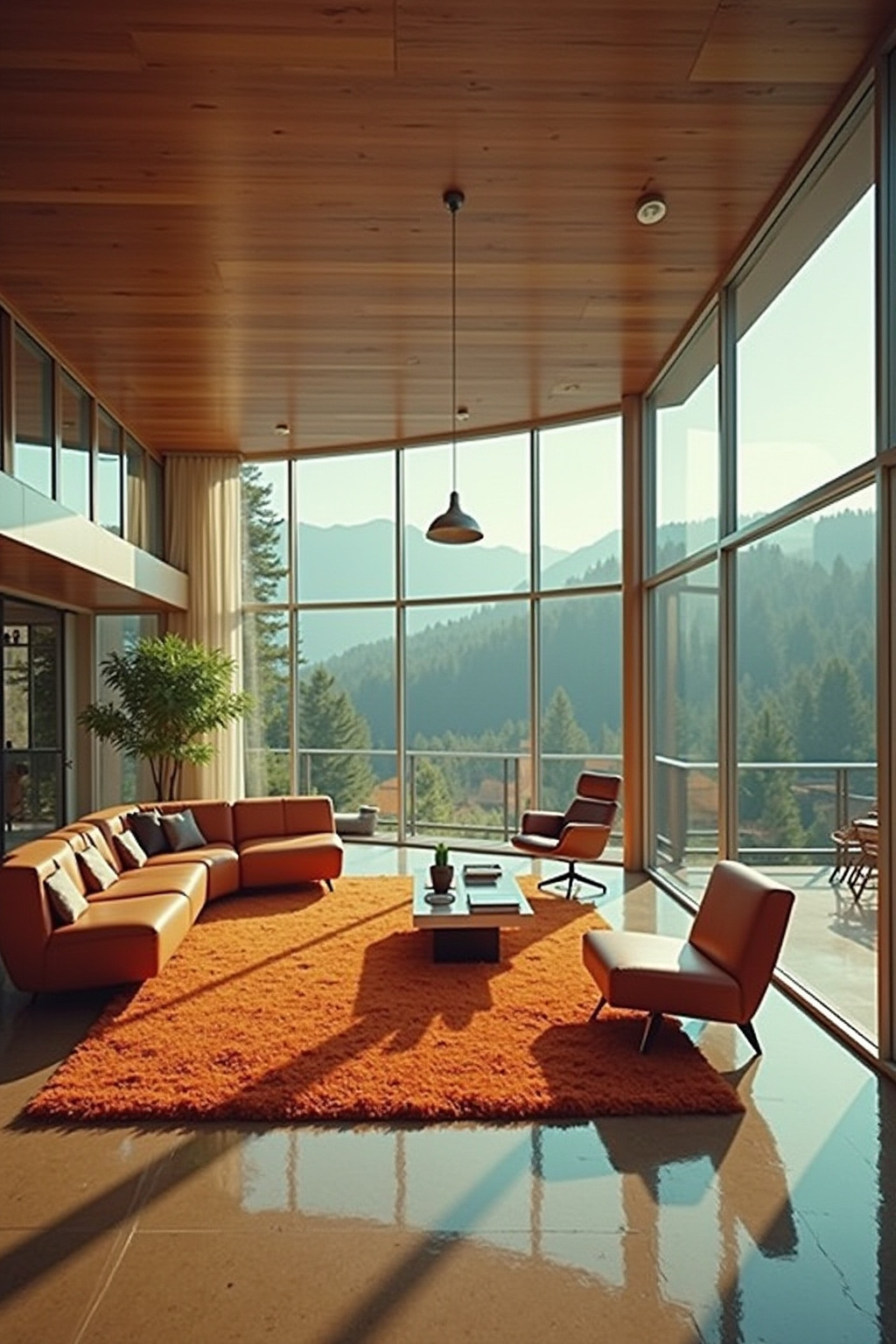 Mid-century Modern meets Y2K Futurism | Interior Design Ideas