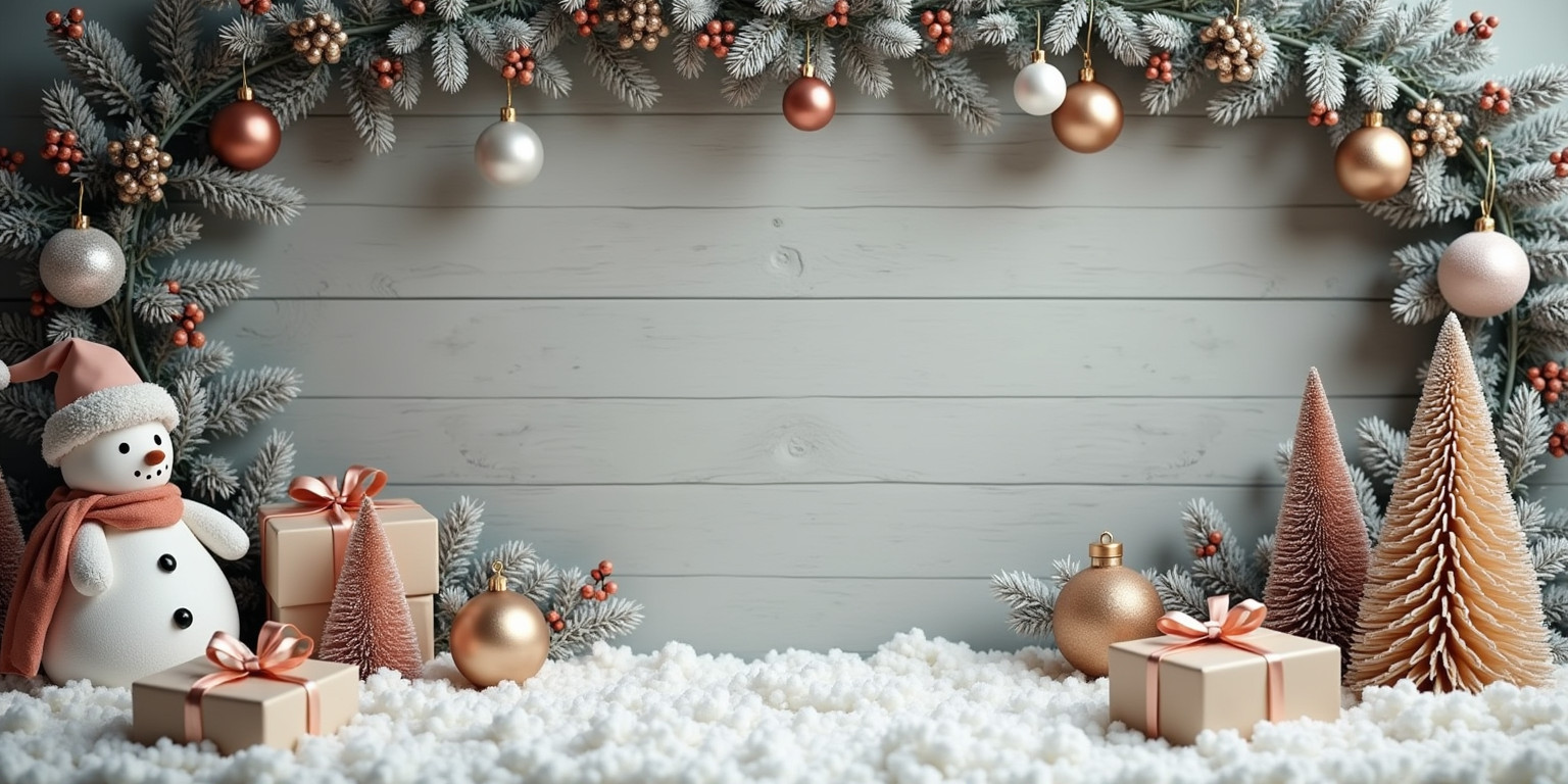white christmas backdrop